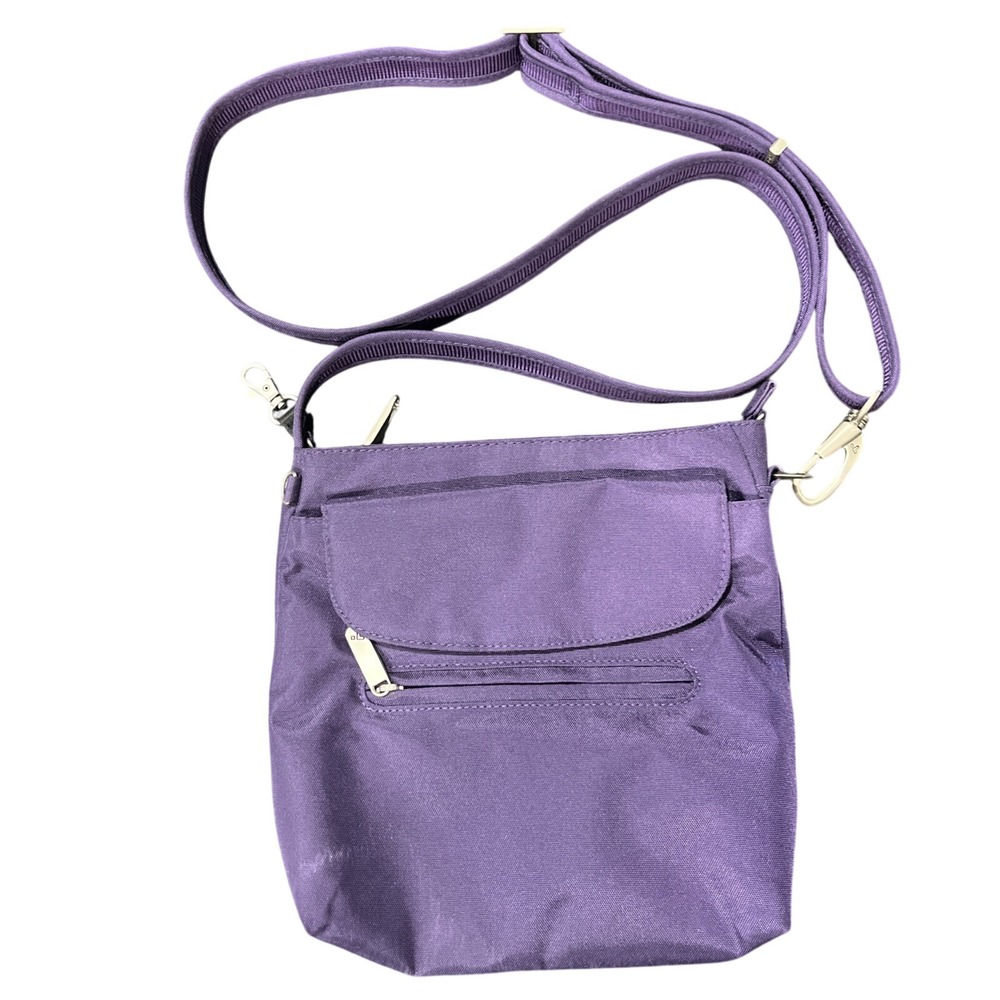 Travelon Anti-Theft Classic Mini Shoulder Bag Women Purple 42459-150-0080-01‎